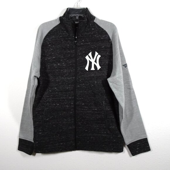 Fanatics New York Yankees Full-Zip Jacket Men's Size M Gray Fan Apparel - Picture 1 of 7